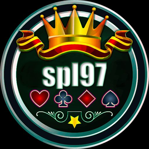 Cartoon-style character using a smartphone with spl97 interface elements and Brazil-themed colors
